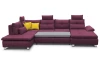 Sedacia súprava Madeira 3B, fialová lila, tvar ľavé U