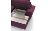Sedacia súprava Madeira 3B, fialová lila, tvar ľavé U