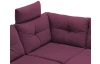 Sedacia súprava Madeira 3B, fialová lila, tvar ľavé U
