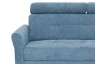 Rohová sedacia  súprava Harris,  svetlo modrá látka, pravý roh