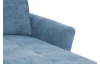 Rohová sedacia  súprava Harris,  svetlo modrá látka, pravý roh