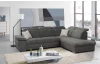 Rohová sedacia súprava Alabama,  dymovo šedá látka, pravý roh
