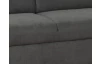 Rohová sedacia súprava Alabama,  dymovo šedá látka, pravý roh