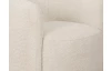 Otočné kreslo Alken, krémovo-béžová látka