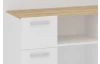 Skrinka s písacím stolom Mainz, biely/dub sonoma
