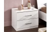 Nočný stolík s 2 zásuvkami Anna, biely