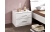 Nočný stolík s 2 zásuvkami Anna, biely