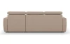 Rohová sedacia súprava Mistic, hnedo-béžová látka