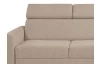 Rohová sedacia súprava Mistic, hnedo-béžová látka