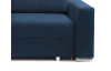Rohová sedacia súprava Stilo, tmavo modrá látka, ľavý roh