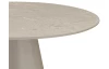 Okrúhly jedálenský stôl Garret 120 cm, imitácia šedý kameň
