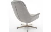 Hojdacie kreslo s podnožkou Swift, holubia šedá látka
