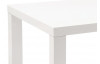 Jedálenský stôl Leo, 140x80 cm, biely lesk