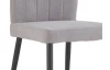 Jedálenská stolička Padua, svetlo  šedá látka