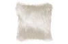 Dekoračný chlpatý vankúš Hunter 45x45 cm, biely