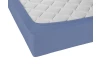 Napínacie prestieradlo Jersey Castell 180x200 cm, modré