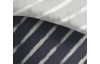 Obliečky Estella 200x200 cm, pruhované modro-šedé, renforcé