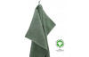 Ručník Ocean, BIO bavlna, tmavo zelený, vlnkovaný vzor, 50x100 cm