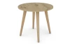 Okrúhly konferenčný/odkladací stolík Porto 50 cm, dub artisan