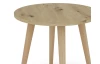 Okrúhly konferenčný/odkladací stolík Porto 50 cm, dub artisan