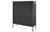 Vysoká skrinka Nova, čierna