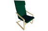 Relaxačné kreslo Memphis, tmavo zelená