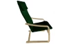 Relaxačné kreslo Memphis, tmavo zelená