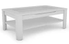 Konferenčný stolík so zásuvkou Roman, biely