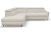 22 / 5 000 Rohová sedacia súprava Othello, svetlo béžová látka, ľavý roh