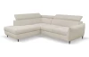 22 / 5 000 Rohová sedacia súprava Othello, svetlo béžová látka, ľavý roh