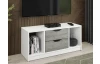 TV stolík Sten 100 cm, biely/šedý beton