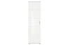 Predsieňová šatníková skriňa Prego, 55 cm, biela lesk