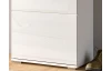 Predsieňová šatníková skriňa Prego, 55 cm, biela lesk
