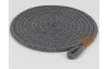Podložka pod hrniec LifeStyle 20 cm, tmavo šedá bavlna