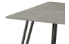 Štvorcový jedálenský stôl Fiete 80x80 cm, imitácia šedého betónu
