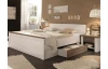 Posteľ s nočnými stolíkmi Luca 180x200 cm, bielená pínia