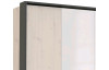 Paspartový rám k šatníkovej skrini Coventry, 228 cm, antracitová oceľ
