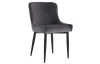 Jedálenská stolička Charlotta, tmavo šedá látka