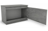 Nástenná skrinka Carlos, šedý betón, 60 cm