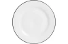 Plytký tanier 27 cm Lineo, biely