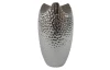 Váza Modern 24 cm, strieborná, atypický tvar