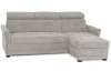 Rohová sedacia súprava Harris, béžová látka, pravý roh