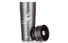Cestovný termohrnček Coffee 350 ml, šedý