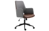 Kancelárske kreslo Timian, svetlo šedá/hnedá