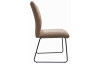 Jedálenská stolička Sephia, svetlohnedá štruktúrovaná látka