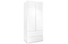 Šatníková skriňa Image, 80 cm, biela