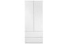 Šatníková skriňa Image, 80 cm, biela