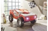 Detská posteľ Jeep 90x200 cm, červené závodné auto