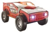 Detská posteľ Jeep 90x200 cm, červené závodné auto