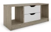 TV stolík Sten 100 cm, dub sonoma/biely